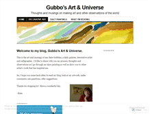 Tablet Screenshot of gubbosart.wordpress.com