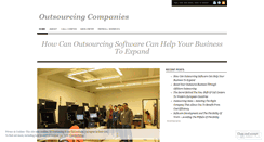 Desktop Screenshot of outsourcecompanies.wordpress.com