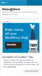 Mobile Screenshot of blogswork.wordpress.com