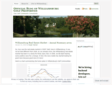 Tablet Screenshot of lifeinwilliamsburg.wordpress.com