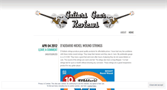 Desktop Screenshot of guitargearandreview.wordpress.com