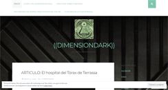 Desktop Screenshot of dimensiondark.wordpress.com