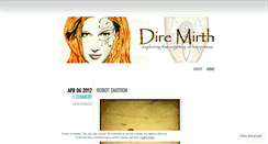 Desktop Screenshot of diremirth.wordpress.com