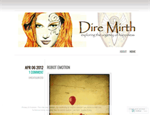 Tablet Screenshot of diremirth.wordpress.com