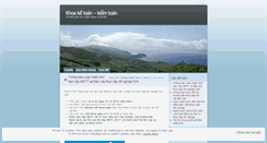 Desktop Screenshot of ketoankiemtoan.wordpress.com