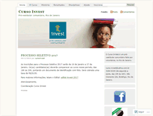 Tablet Screenshot of cursoinvest.wordpress.com