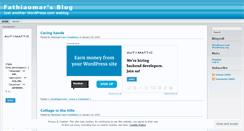 Desktop Screenshot of fathiaomar.wordpress.com