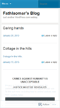 Mobile Screenshot of fathiaomar.wordpress.com