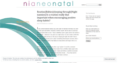 Desktop Screenshot of nianeonatal.wordpress.com