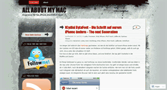 Desktop Screenshot of allaboutmymac.wordpress.com