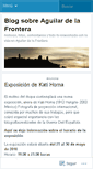 Mobile Screenshot of aguilardelafrontera.wordpress.com