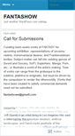 Mobile Screenshot of fantashow.wordpress.com