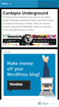 Mobile Screenshot of cardapiounderground.wordpress.com
