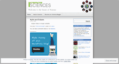 Desktop Screenshot of iscience.wordpress.com