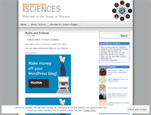 Tablet Screenshot of iscience.wordpress.com