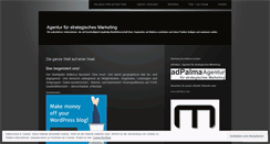 Desktop Screenshot of inselmarketing.wordpress.com