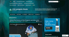 Desktop Screenshot of clubpenguincheats207.wordpress.com