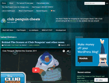 Tablet Screenshot of clubpenguincheats207.wordpress.com