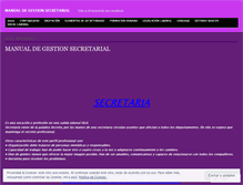 Tablet Screenshot of linamanualdegestionsecretarial.wordpress.com