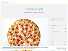 Tablet Screenshot of placerisimple.wordpress.com