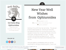 Tablet Screenshot of getsaltyblogophiuroideastmichaels.wordpress.com