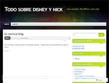 Tablet Screenshot of disneyandnick.wordpress.com