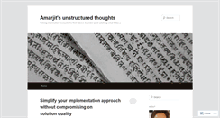 Desktop Screenshot of contentobserver.wordpress.com