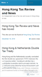 Mobile Screenshot of hongkongtaxblog.wordpress.com