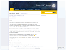 Tablet Screenshot of emma1202.wordpress.com