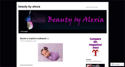 Desktop Screenshot of beautybyalexia.wordpress.com