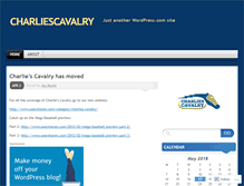 Tablet Screenshot of charliescavalry.wordpress.com