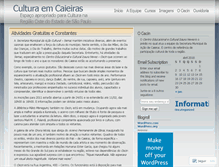 Tablet Screenshot of caieirascultural.wordpress.com