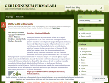 Tablet Screenshot of geridonusumfirmalari.wordpress.com