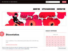 Tablet Screenshot of iammicrominimod.wordpress.com