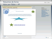 Tablet Screenshot of meusresumos.wordpress.com