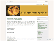 Tablet Screenshot of justglutenfreehappiness.wordpress.com