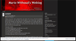 Desktop Screenshot of mariowithoud.wordpress.com