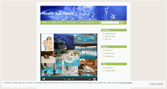 Desktop Screenshot of healthspabaths.wordpress.com