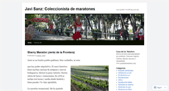 Desktop Screenshot of coleccionistamaratones.wordpress.com