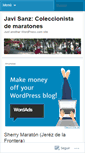 Mobile Screenshot of coleccionistamaratones.wordpress.com