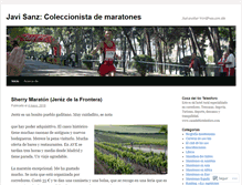 Tablet Screenshot of coleccionistamaratones.wordpress.com