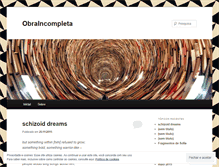 Tablet Screenshot of obraincompleta.wordpress.com