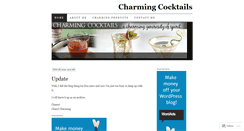 Desktop Screenshot of charmingcocktails.wordpress.com