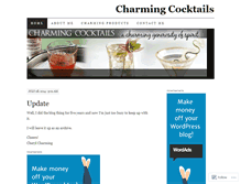 Tablet Screenshot of charmingcocktails.wordpress.com