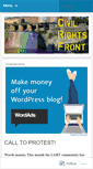 Mobile Screenshot of civilrightsfront.wordpress.com