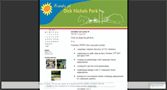 Desktop Screenshot of dicknicholspark.wordpress.com