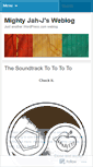 Mobile Screenshot of mightyjahj.wordpress.com