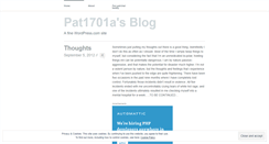 Desktop Screenshot of pat1701a.wordpress.com
