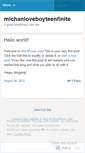 Mobile Screenshot of michanloveboyfriend.wordpress.com