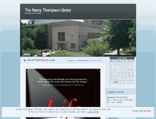 Tablet Screenshot of keanlibrary.wordpress.com